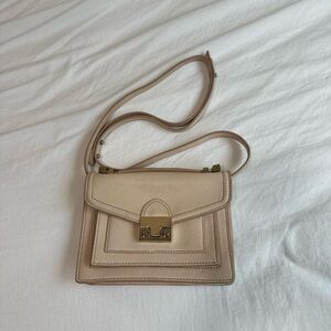 Loeffler Randall Cream Crossbody Bag